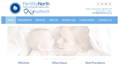 Desktop Screenshot of fertilitynorth.com.au